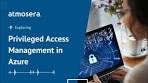 privileged access management azure