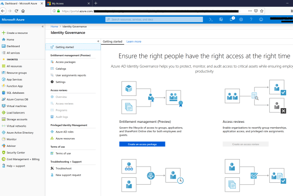 entitlement management azure ad