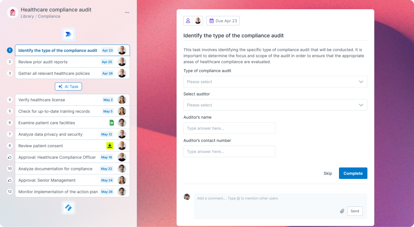 hospital compliance software
