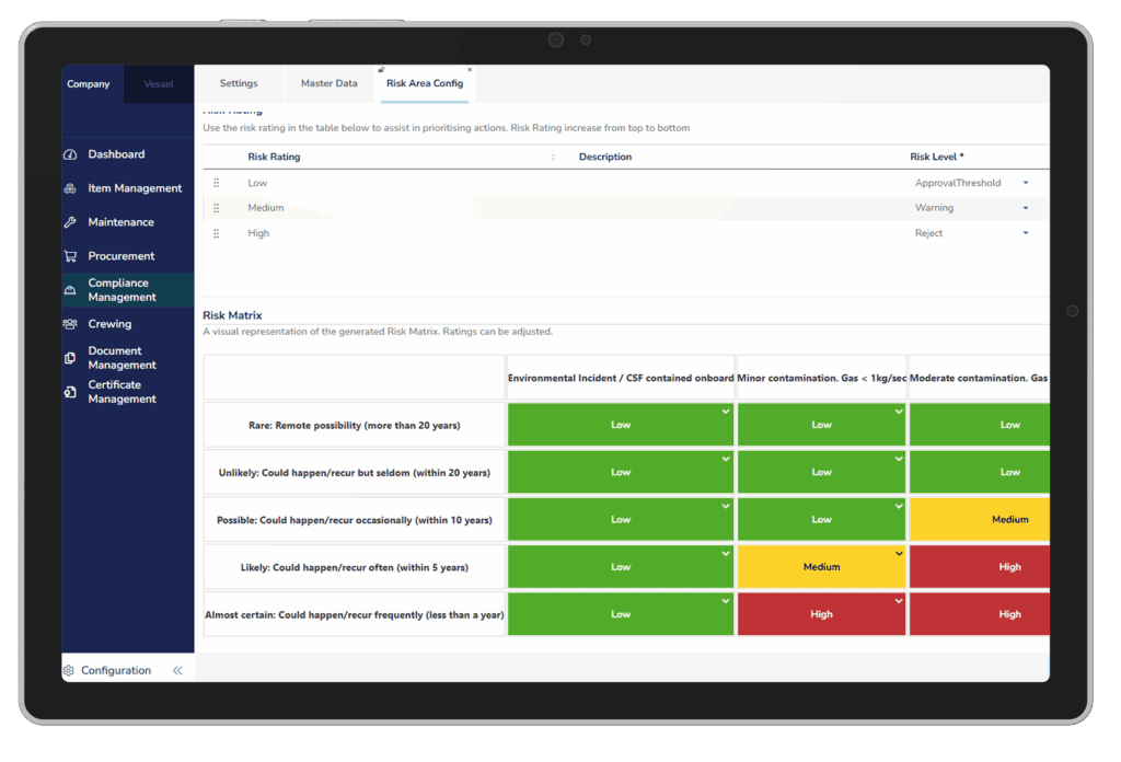 maritime compliance software