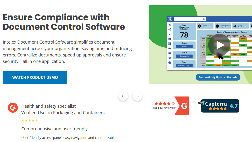 document management software compliance