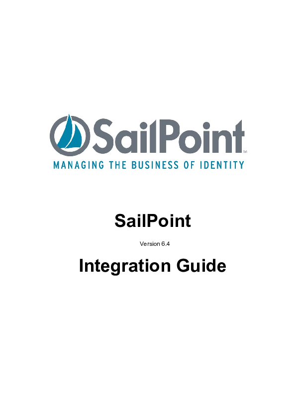 sailpoint single sign on